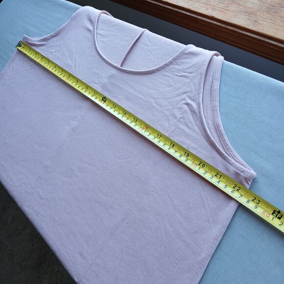 2X Cream Mauve Scoop Neck Round Hem Tank Top Zenana Plus size comfy cool - Picture 11 of 13